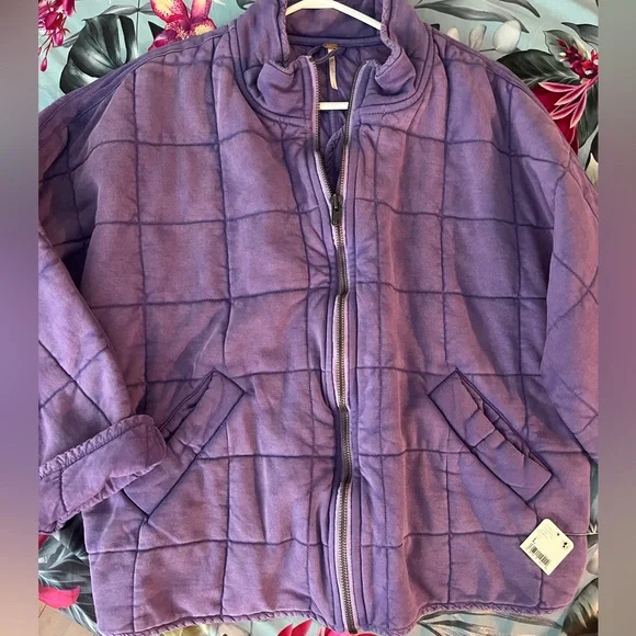 Free People Quilted Doleman Jacket Size Large - Picture 6 of 8